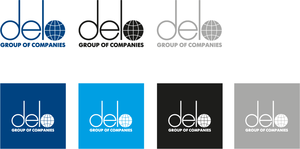 Delo Group logo (acceptable color usage)